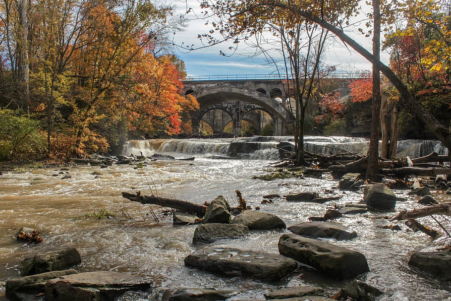 HD wallpaper: united states, berea, berea falls scenic overlook ...