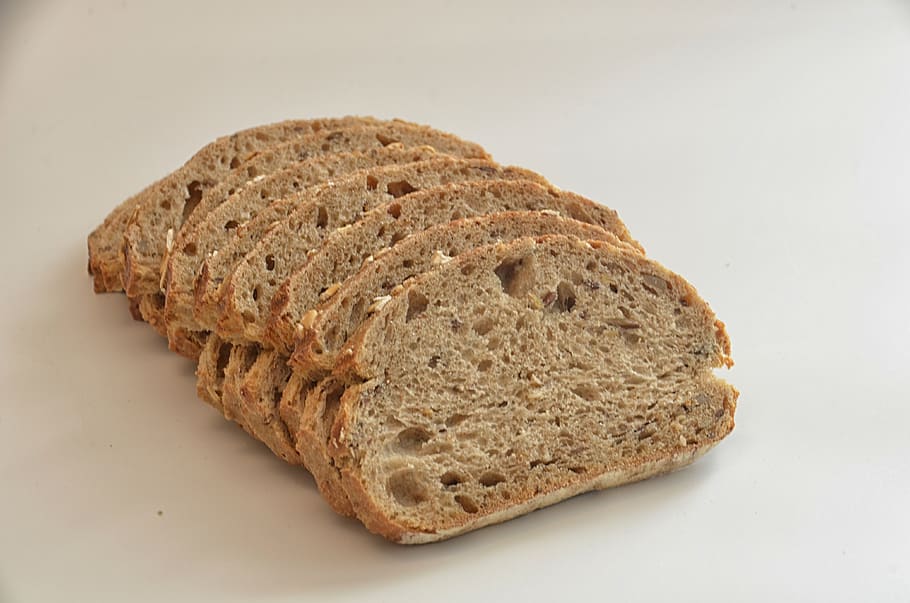 Wheat Bread Slices, bakery, close-up, delicious, food, healthy HD wallpaper