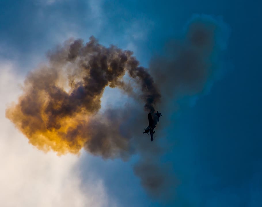Jet Flying Above Clouds, action, aircraft, aviation, daylight HD wallpaper