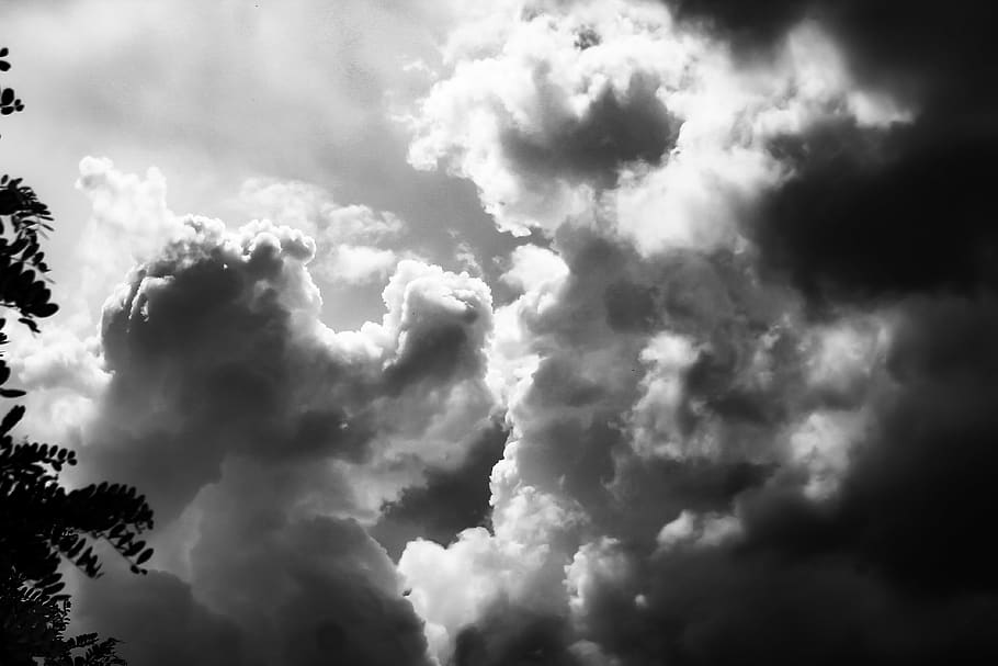 italy, modena, sky, cloudy, black and white, sun, canon, cloudscape HD wallpaper