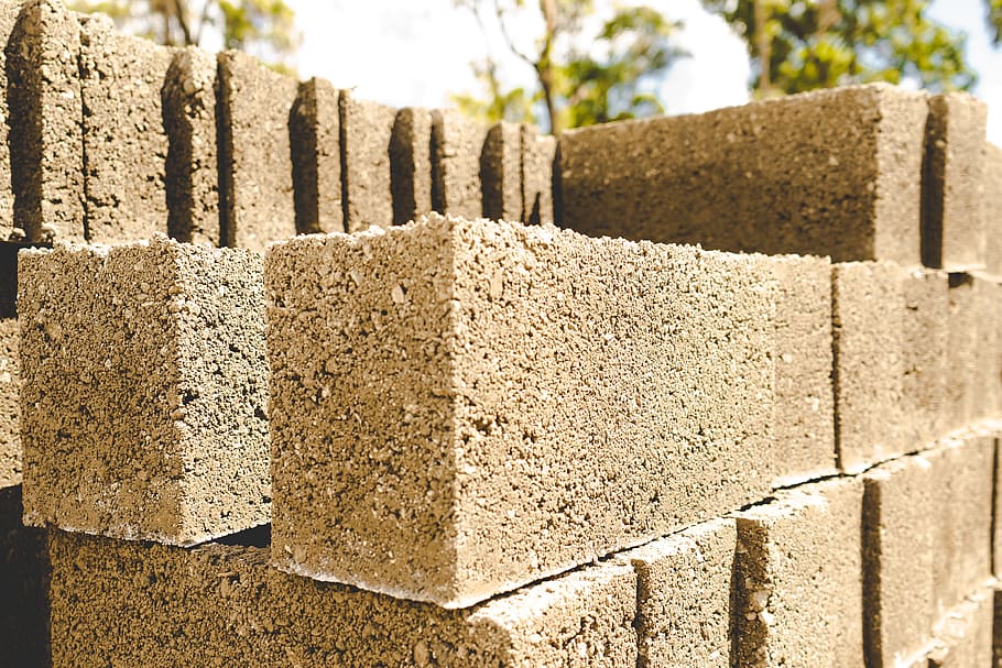 blocks, building blocks, cement blocks, set of blocks, materials of construction, HD wallpaper