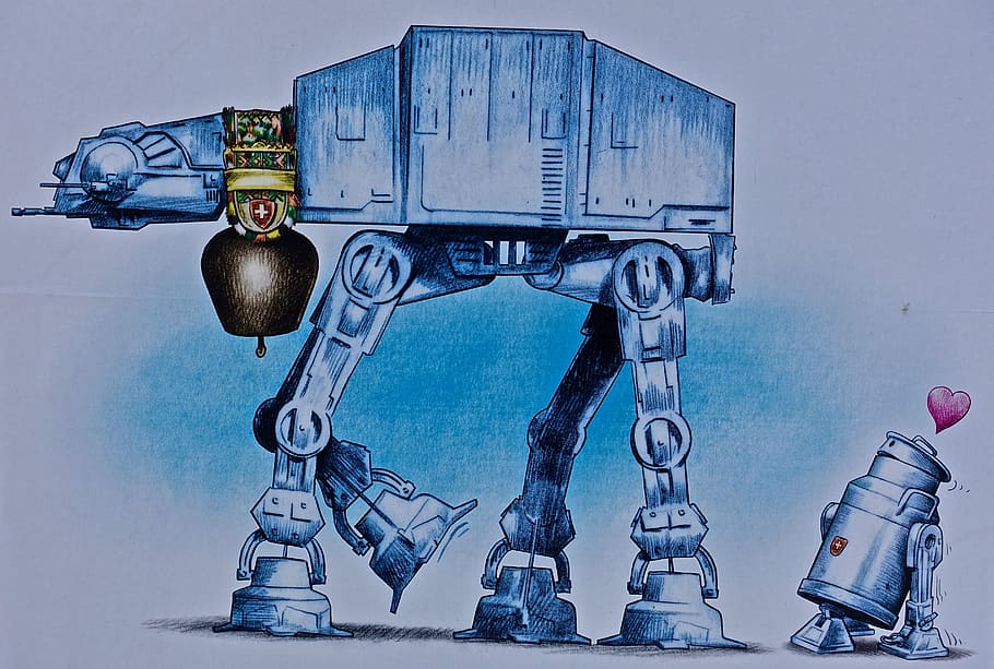 technology, robot, mirth, funny, machine, futuristic, star wars HD wallpaper