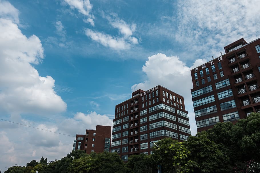sky, cloud - sky, building exterior, built structure, architecture HD wallpaper