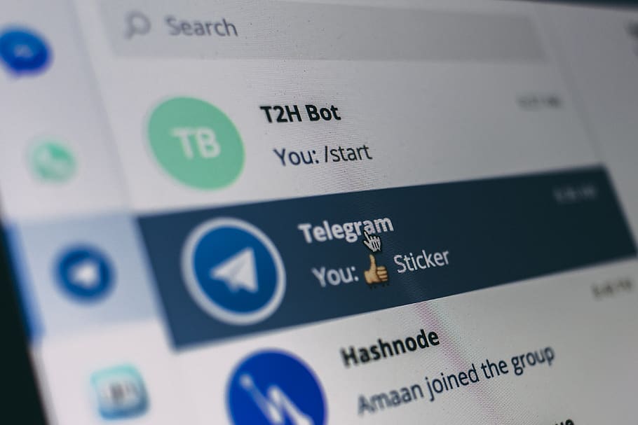 franz, telegram, hashnode, desktop, communication, screen, macbook, HD wallpaper