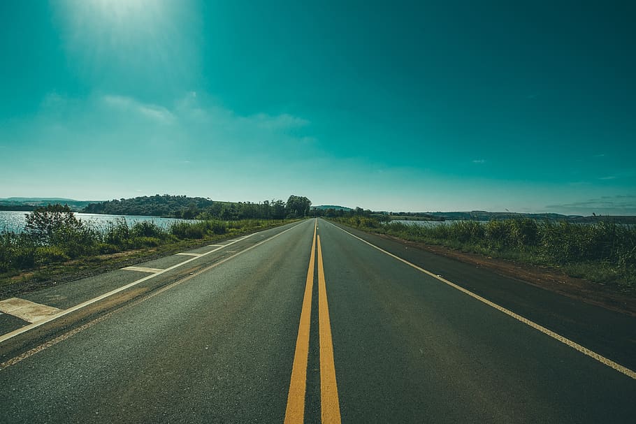 nature, landscape, roads, paths, streets, water, ocean, sea HD wallpaper