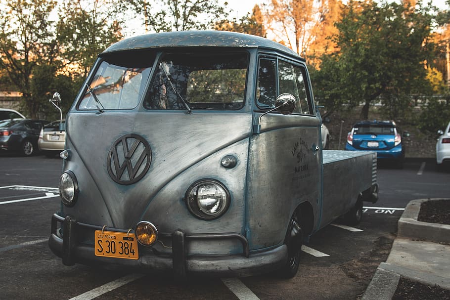 gray Volkswagen car, transportation, mode of transportation, motor vehicle HD wallpaper