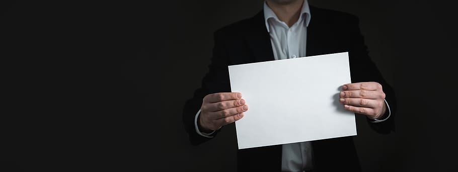 paper, work, office, human, activity, hold, copy space, holding HD wallpaper