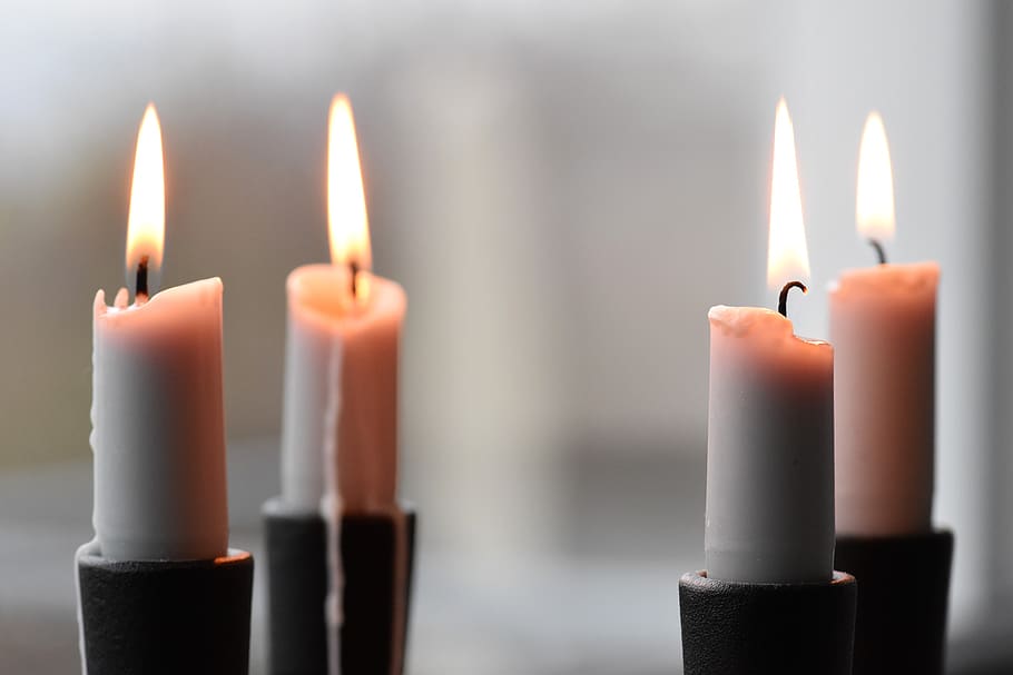 candle, light, fire, flame, candlelight, burn, mood, christmas HD wallpaper