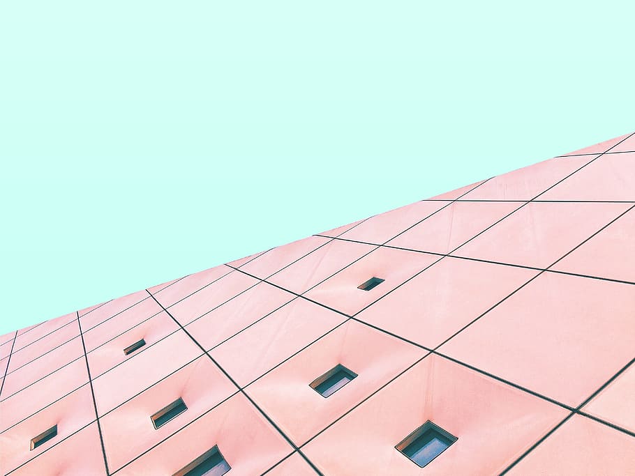 minimal, structure, sky, building, architecture, window, frame HD wallpaper