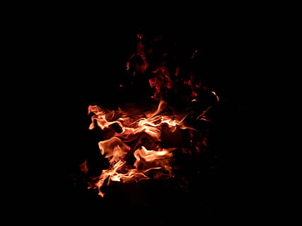bonfire at night, flame, mobile wallpaper, photogrphy, samsung s9 plus HD wallpaper