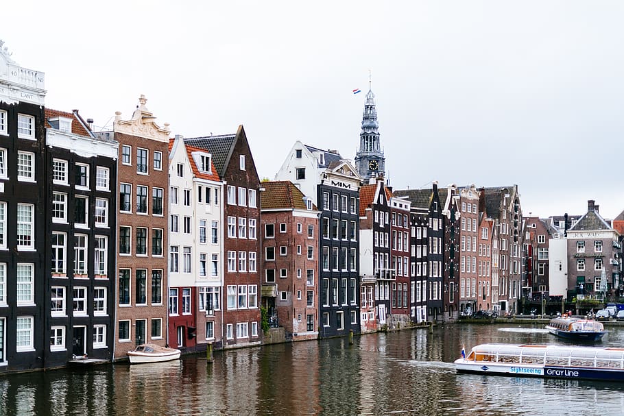 amsterdam, netherlands, architecture, building exterior, built structure HD wallpaper