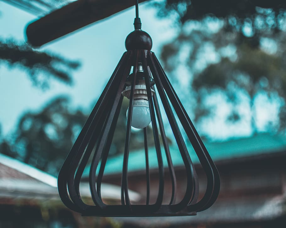 bulb, light, grill, focus on foreground, lighting equipment HD wallpaper