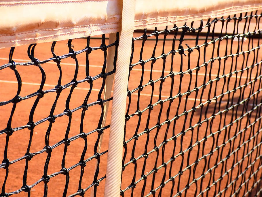 Close-up of Chainlink Fence Against Sky, field, net, pattern HD wallpaper