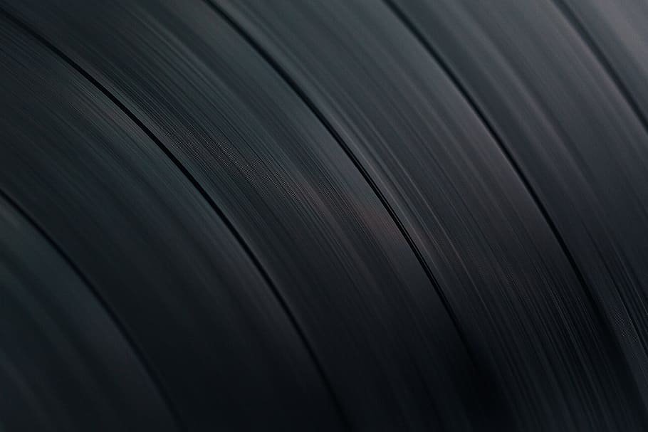 Vinyl Record Spinning Photo, Textures, Flatlay, backgrounds, pattern, HD wallpaper