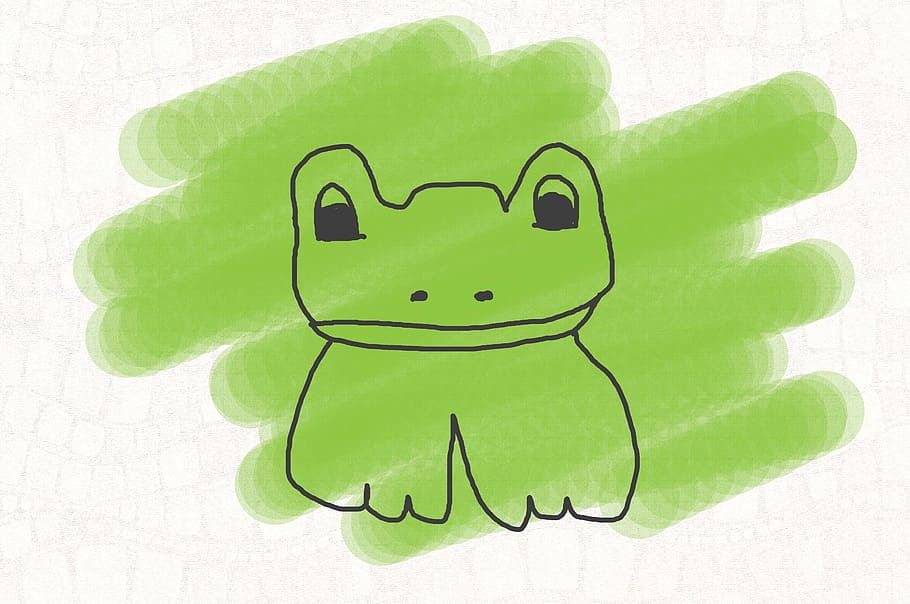 draw, drawing, sketch, art, artist, paint, painting, green color HD wallpaper