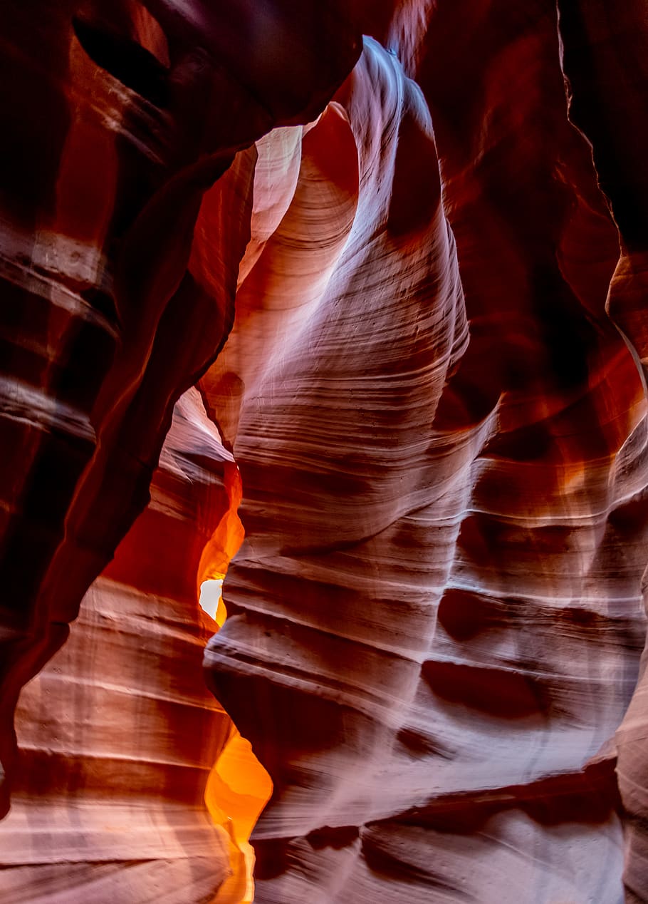 antelope canyon, rock formation, rock - object, solid, geology HD wallpaper