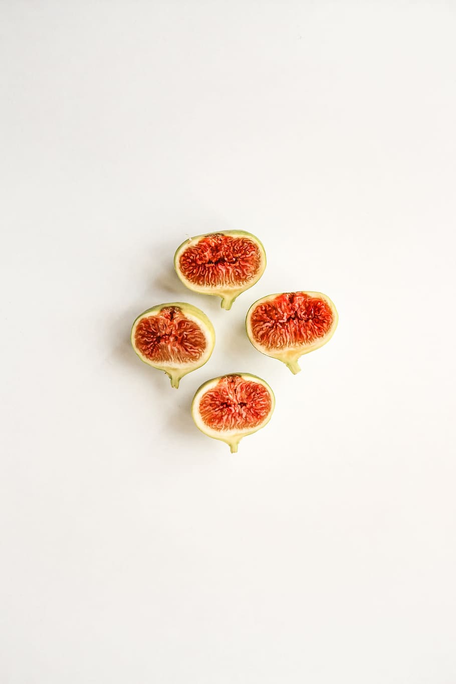sliced pomegranate, fruit, cut, concept, fig, split, half, food blog HD wallpaper