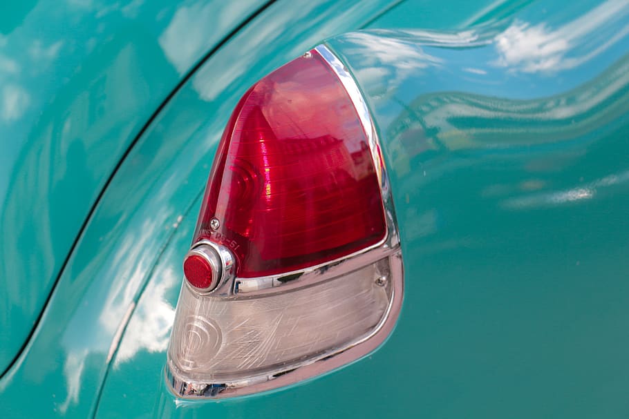 back light, auto, oldtimer, american, automotive, classic, pkw HD wallpaper