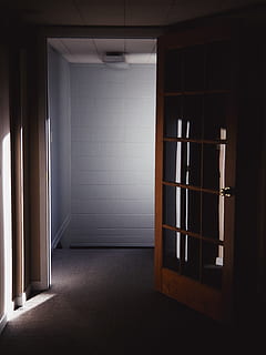 sunlight passing through open door, flooring, cleveland, public church HD wallpaper