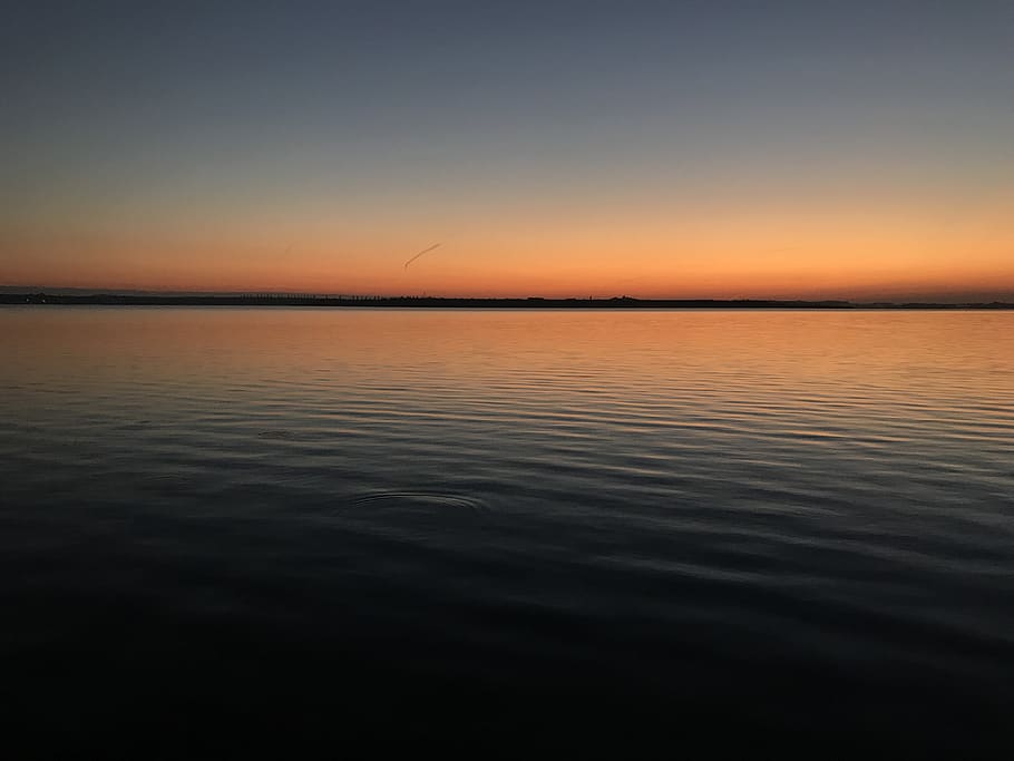 germany, goitzsche, goitzschsea, sky, sunset, scenics - nature HD wallpaper