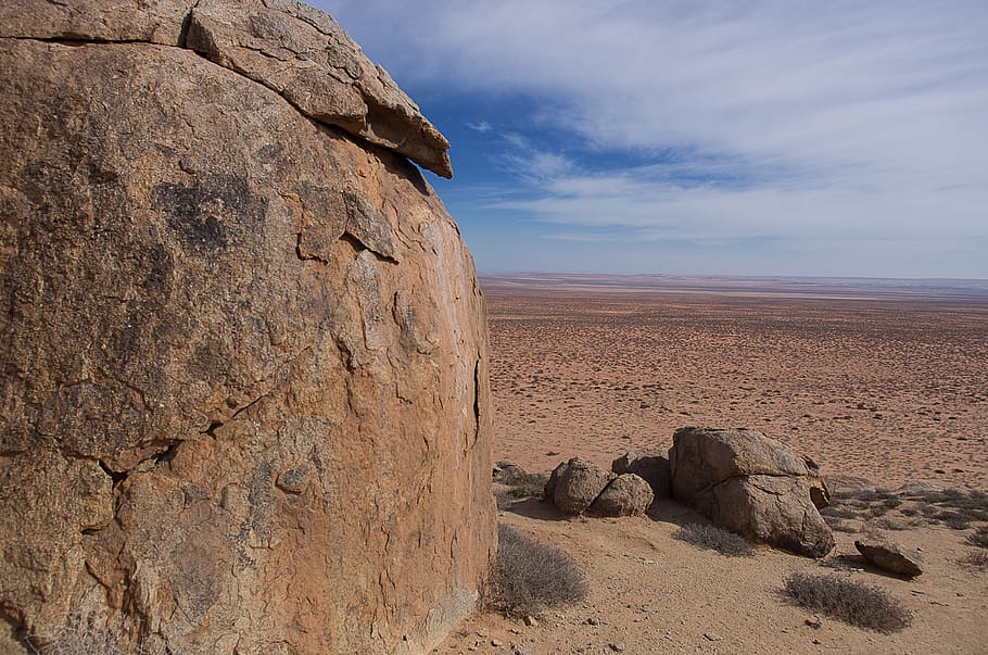 desert, rocks, landscape, sandstone, scenic, geology, arid HD wallpaper