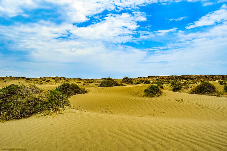 dunes, sand, sky, clouds, nature, landscape, akrotiri, cyprus HD wallpaper
