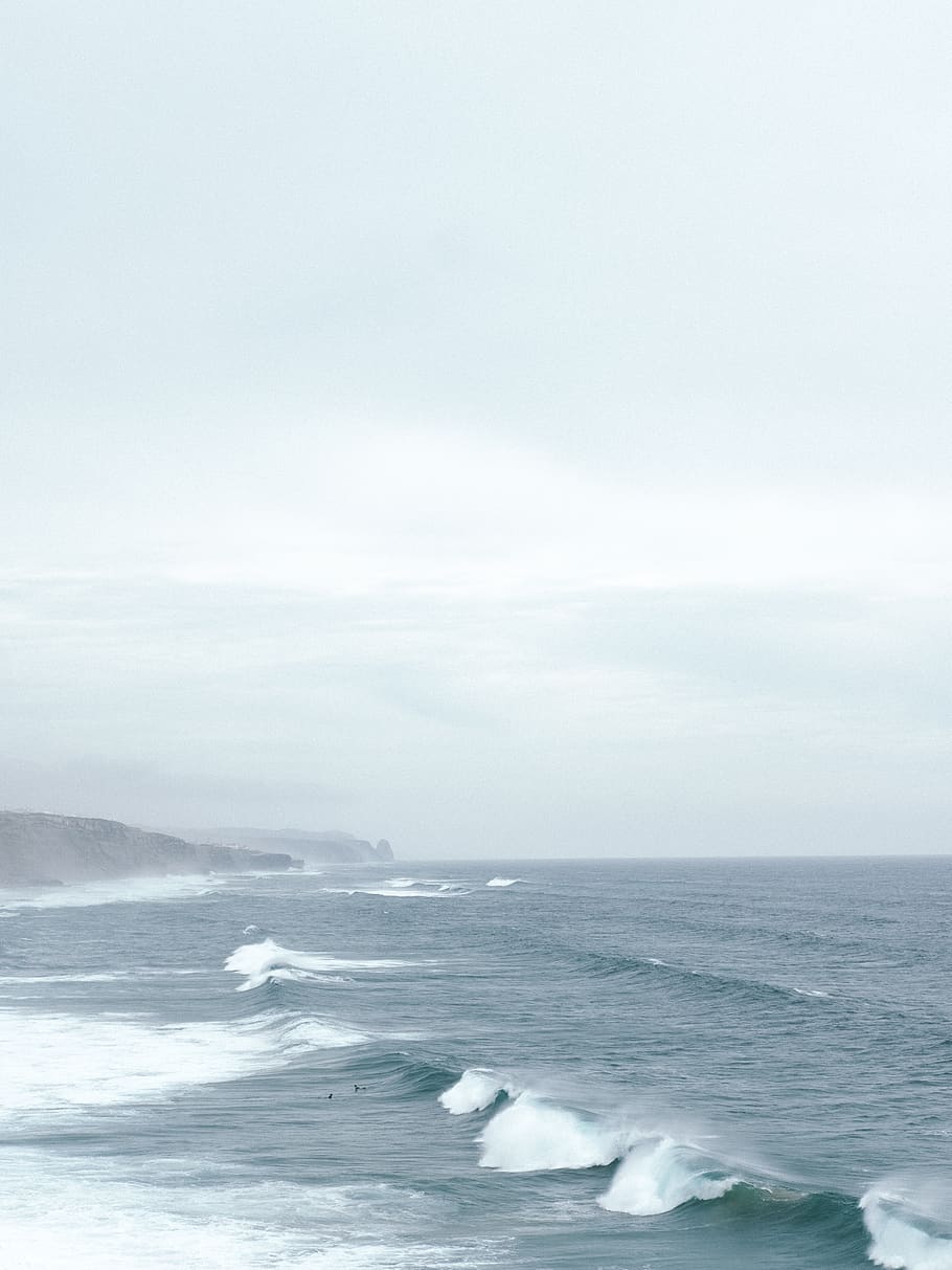 seawaves at daytime, water, beauty in nature, scenics - nature HD wallpaper
