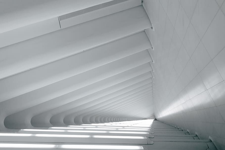 White Linear Angled Architecture Photo, City, Backgrounds, Textures HD wallpaper