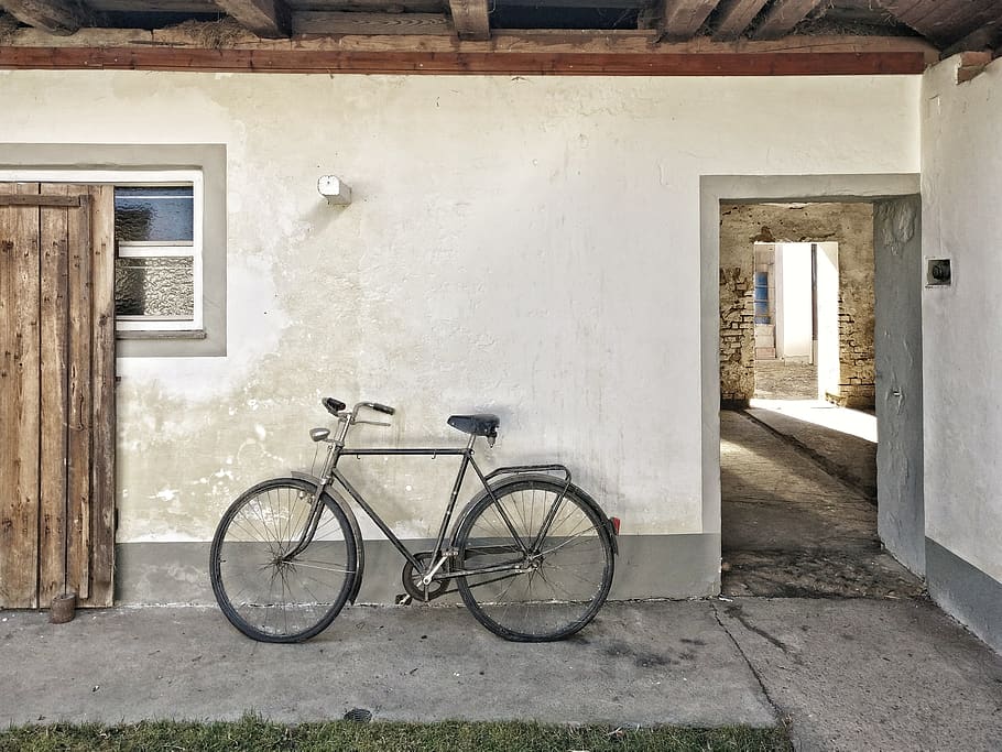 bicycle, architecture, built structure, building exterior, window HD wallpaper