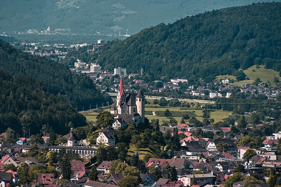 churches, basilica, building, landscape, built structure, architecture HD wallpaper