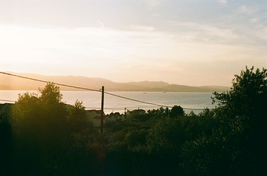 greece, argostoli, clouds, roof, holiday, summer, thatch, sky HD wallpaper