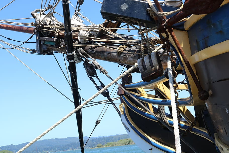 utility pole, cable, transportation, boat, vehicle, vessel HD wallpaper