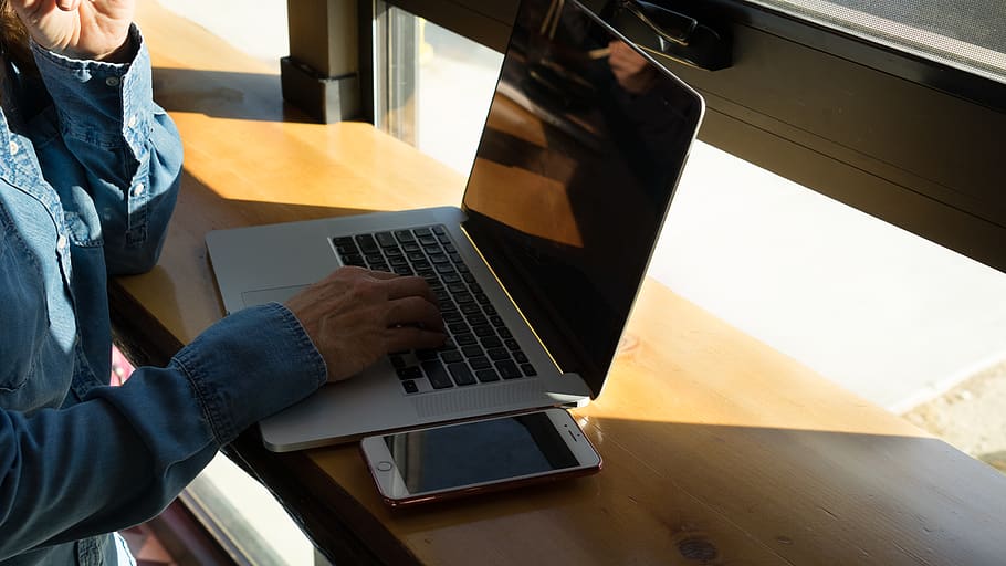 work, computer, apple, macbook, iphone, technology, laptop HD wallpaper