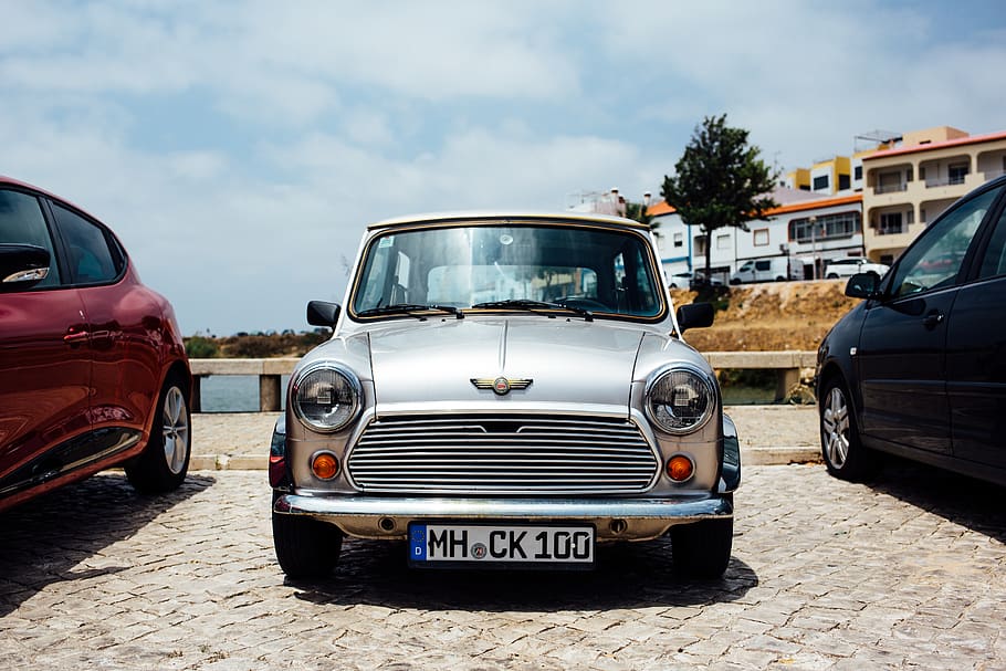 car, mini, parked, vehicle, cooper, mode of transportation HD wallpaper