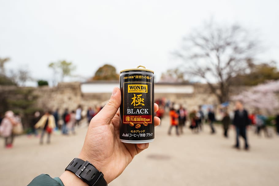 wonda, coffee, can, drink, japan, black coffee, travel, asia HD wallpaper