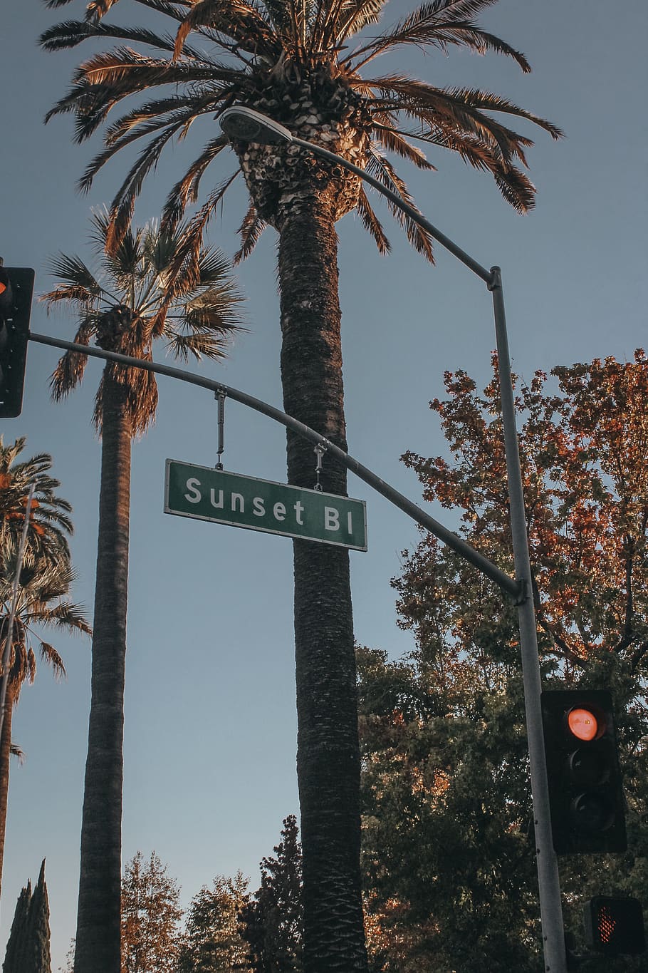 Sunset B1 Road Sign, blue sky, bright, clear sky, daylight, daytime HD wallpaper