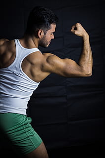 athlete, atletico, biceps, back, body, sports, healthy, man HD wallpaper