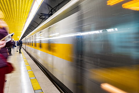 Time Lapse Photography of Train, blur, close-up, commute, commuter HD wallpaper