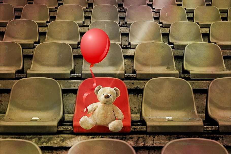 stand, seat, area, ted, teddy, toy, bear, stuffed, soft, stuffed toy HD wallpaper
