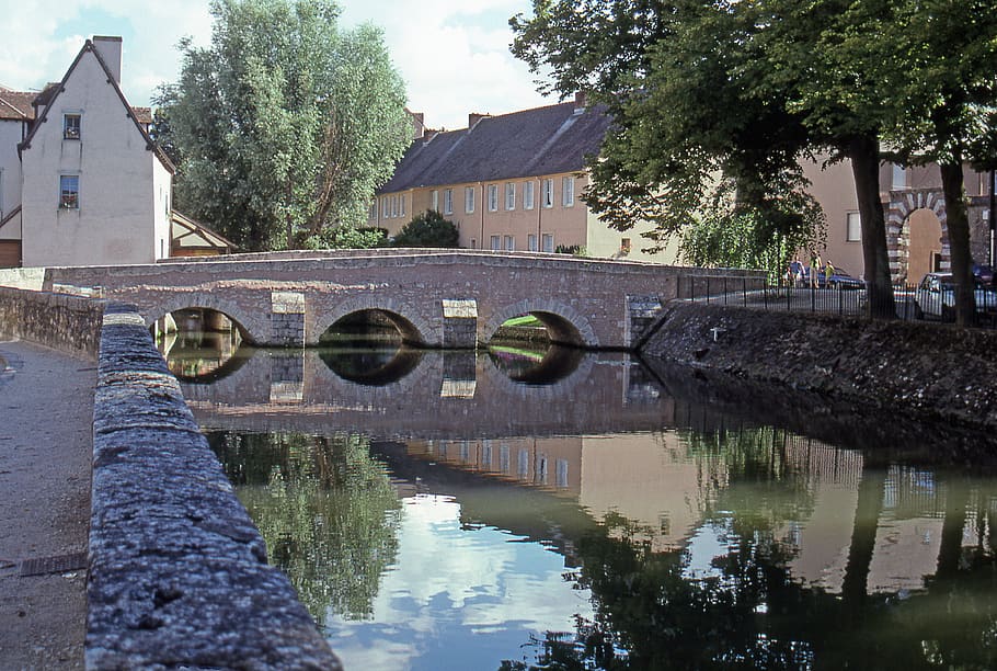 france, chartres, eure, water, architecture, built structure HD wallpaper