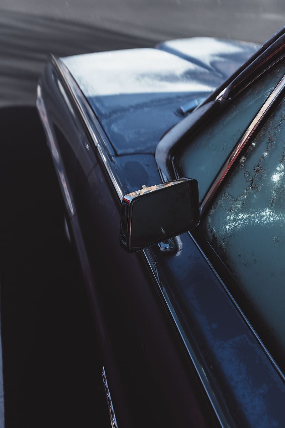 silver car with rectangular side mirror, automobile, transportation HD wallpaper
