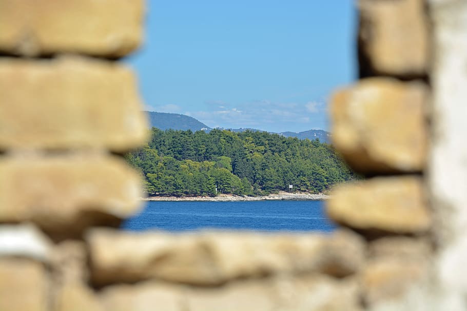 window, view, island, italy, sharpness, outlook, no people HD wallpaper
