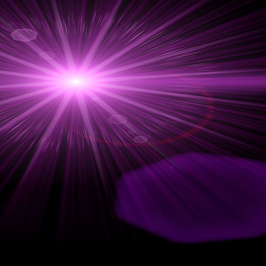 purple, lens, flare, graphics, abstract, lensflare, light, shape HD wallpaper