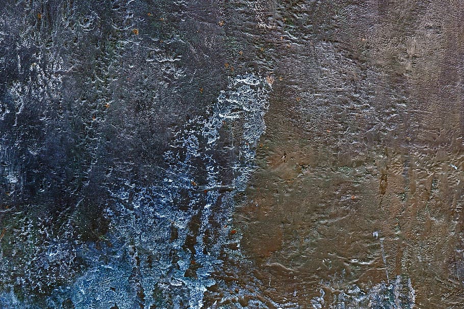 brown and gray painted wall, outdoors, water, nature, ripple HD wallpaper