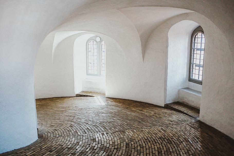 white painted wall, indoor, building, window, sunlight, brick HD wallpaper