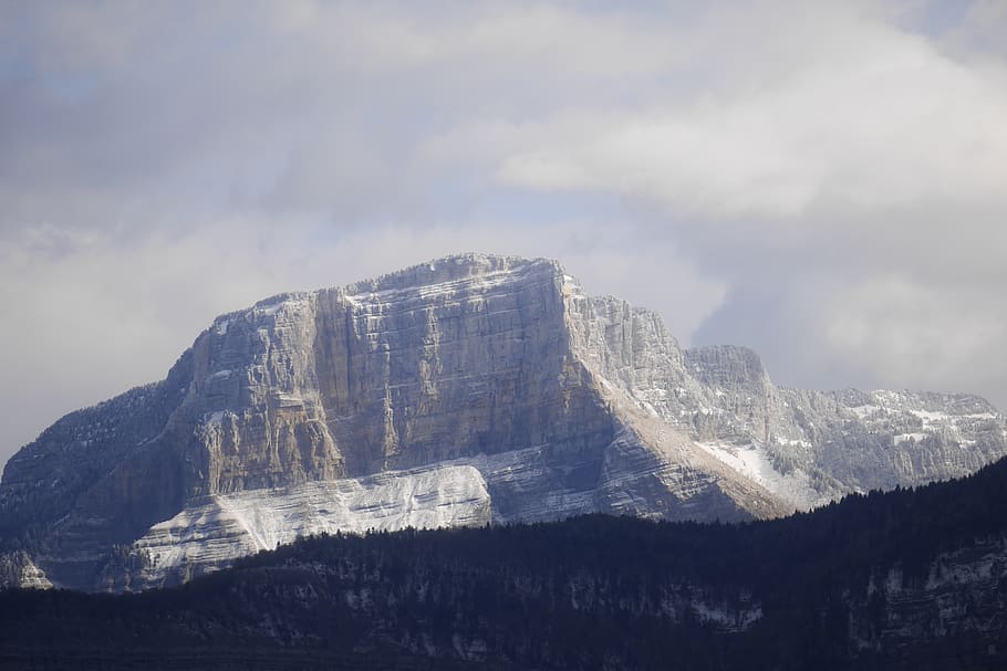 mountain, sky, scenics - nature, cloud - sky, beauty in nature HD wallpaper