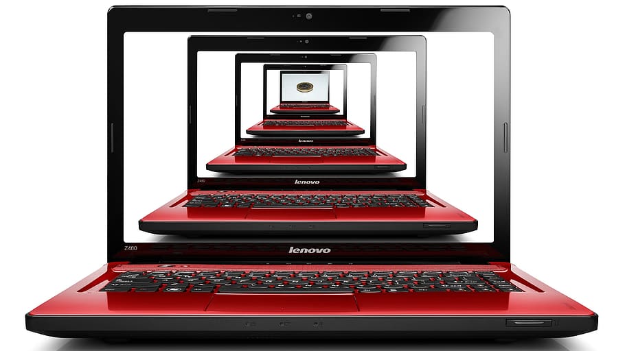 laptop, composition, fantasy, technology, computer, modern HD wallpaper