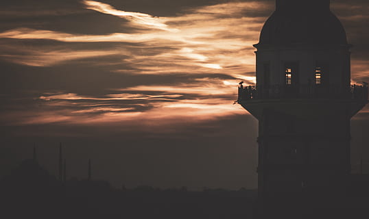 architecture, building, tower, istanbul, kız kulesi, dome HD wallpaper