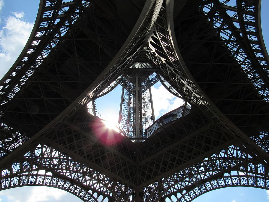 eiffel tower, architecture, paris, tourist attraction, tourist spot HD wallpaper