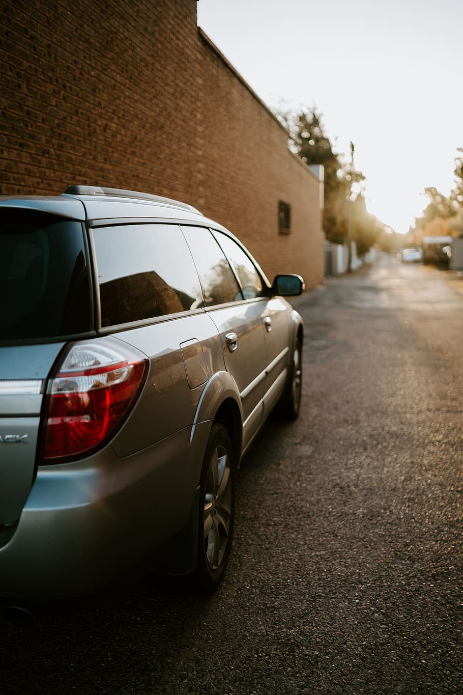 silver car parked on streetside, vehicle, automobile, transportation HD wallpaper